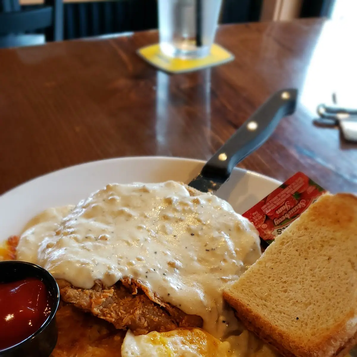 Chicken Fried Steak & Eggs
