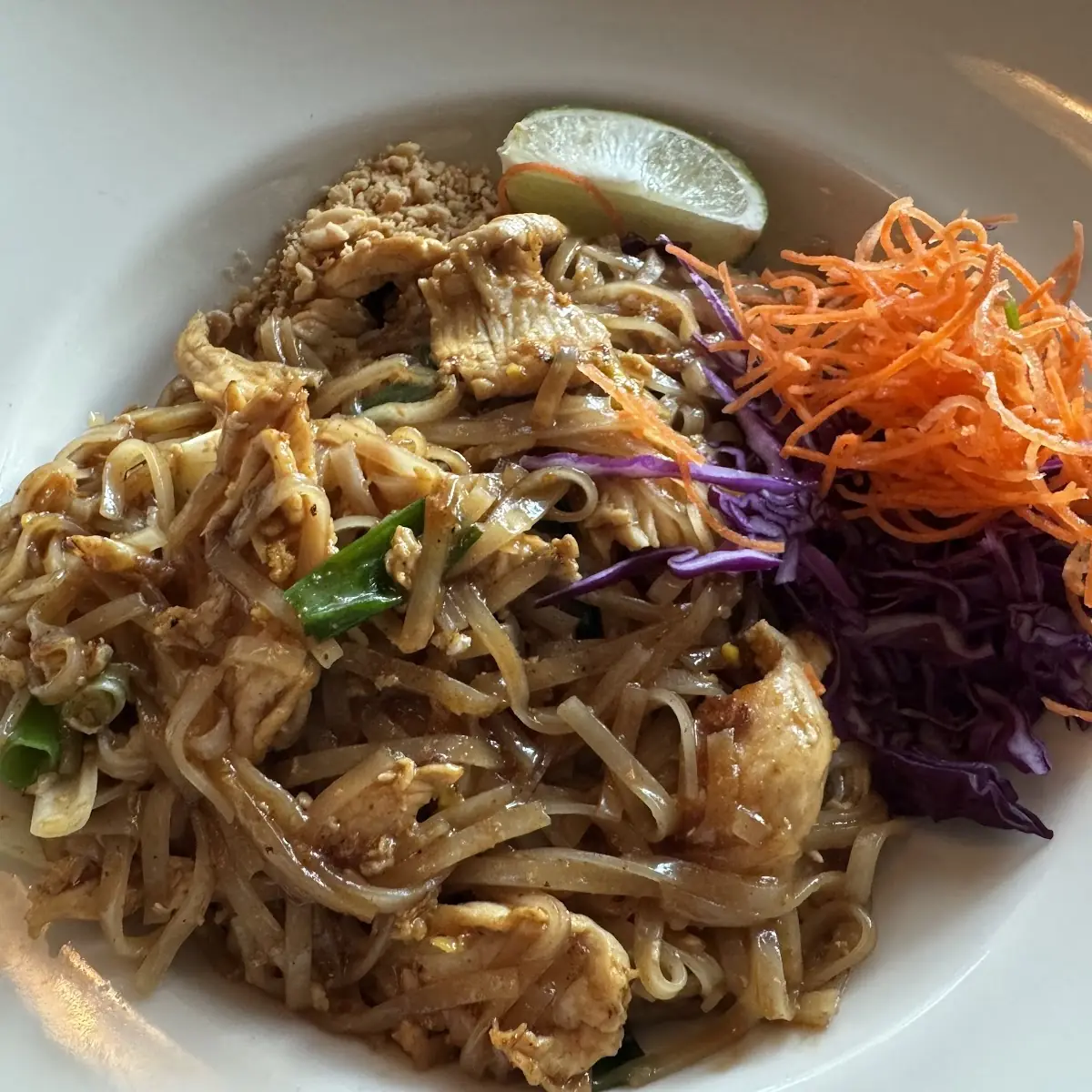 Chicken Pad Thai with Lime