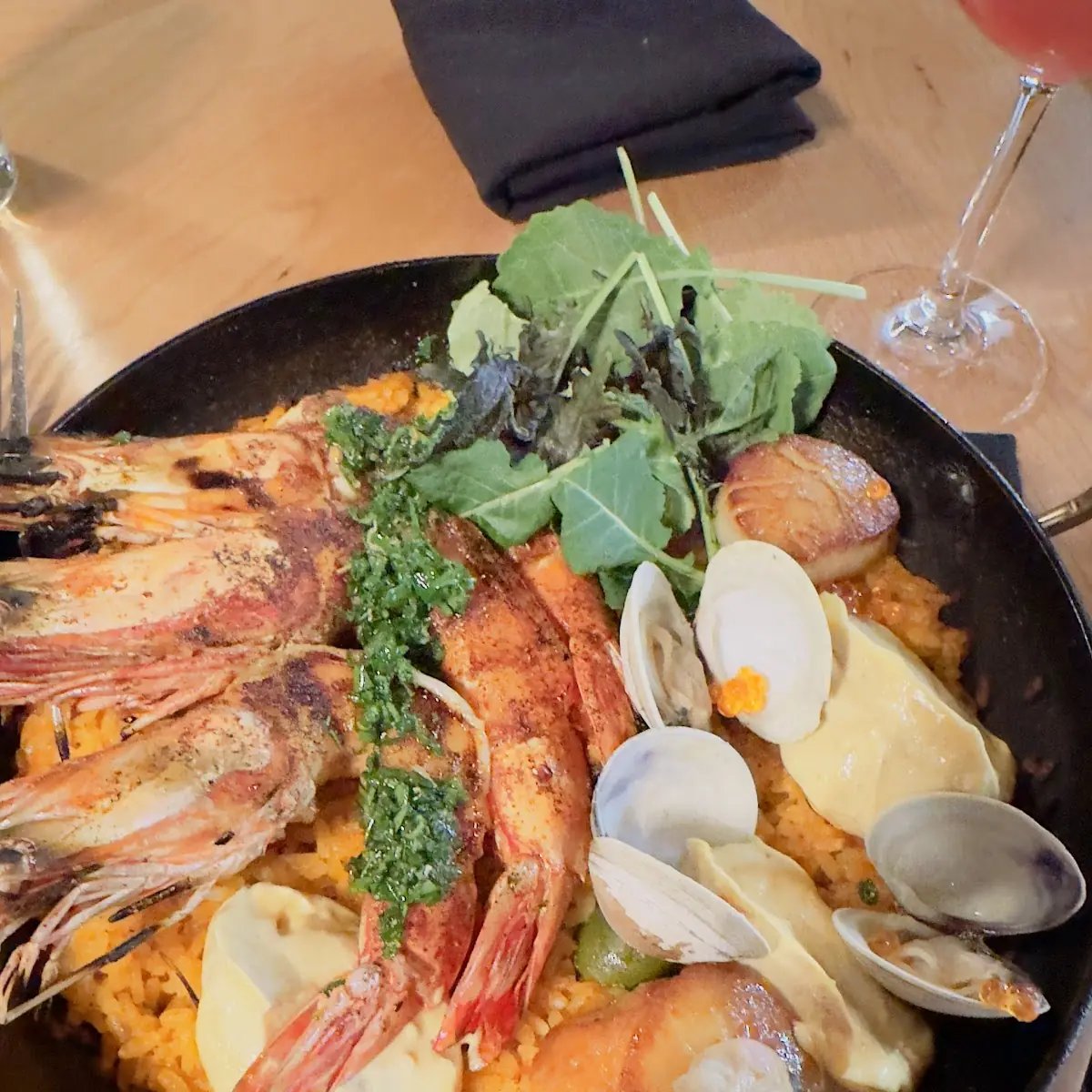 Paella De Mariscos