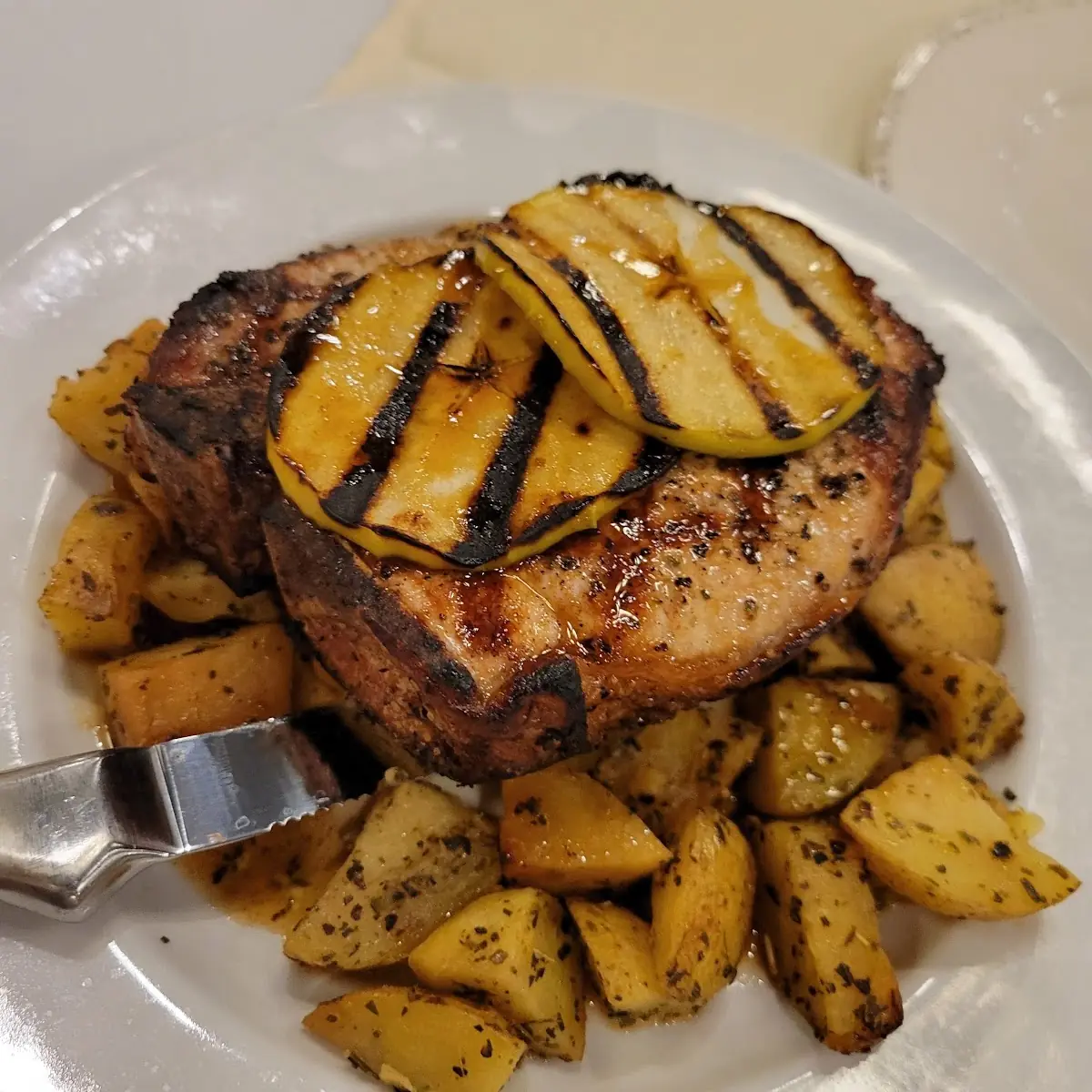 Pork Chop with Apples