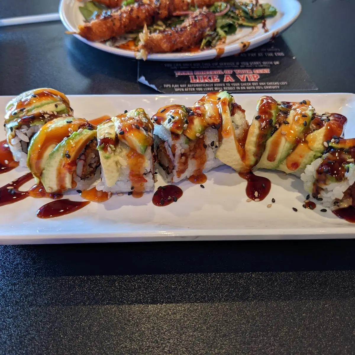 Crab and Avocado Sushi Roll