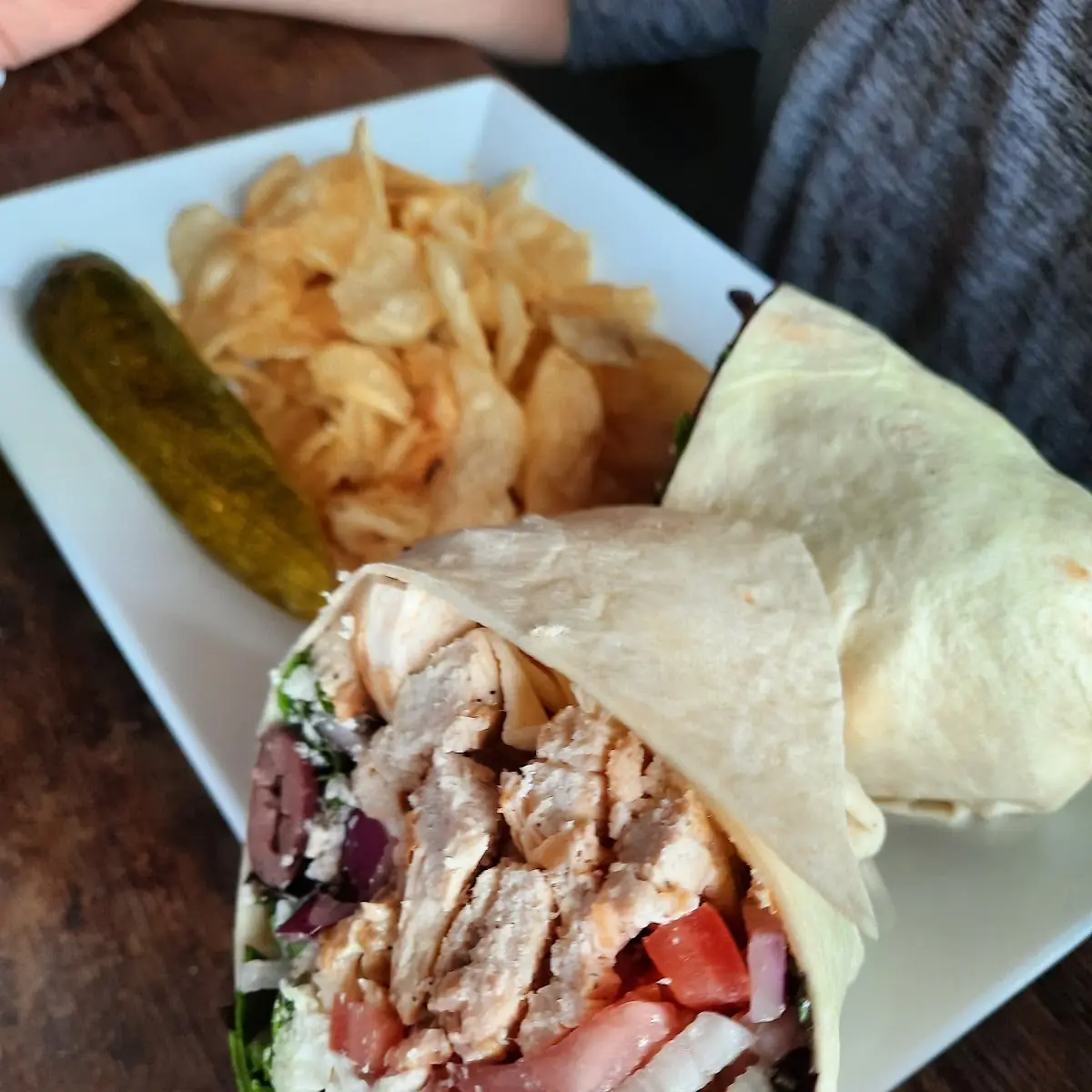 Greek Chicken Wrap