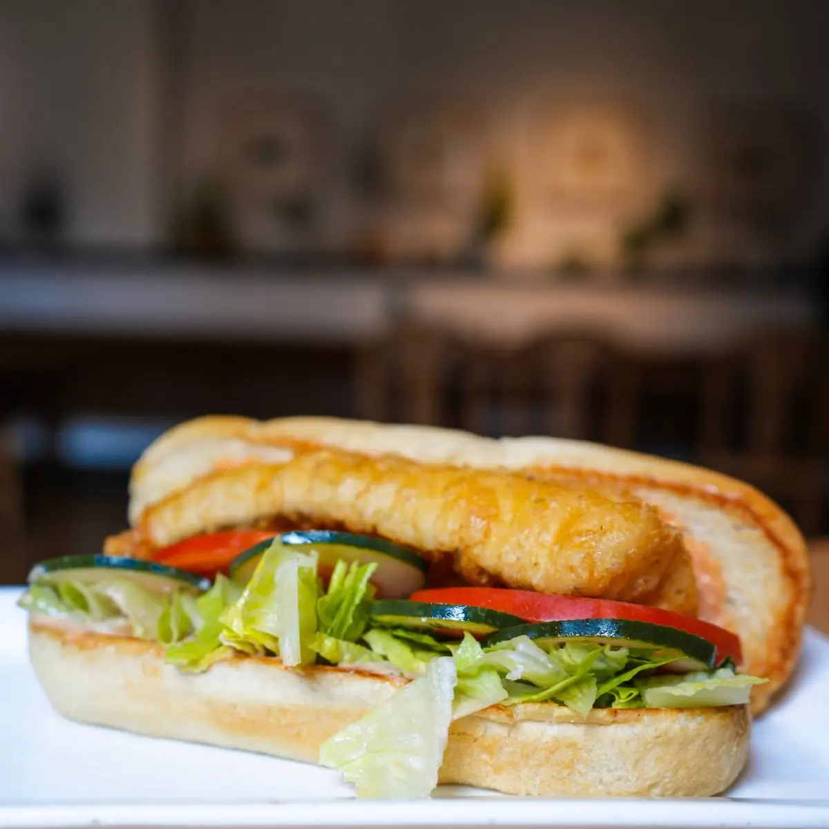 Pork Schnitzel Sandwich