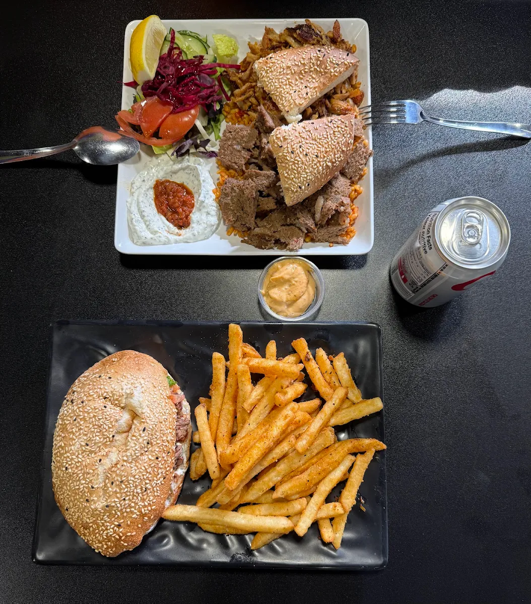 Chicken Beef Shawarma Plate