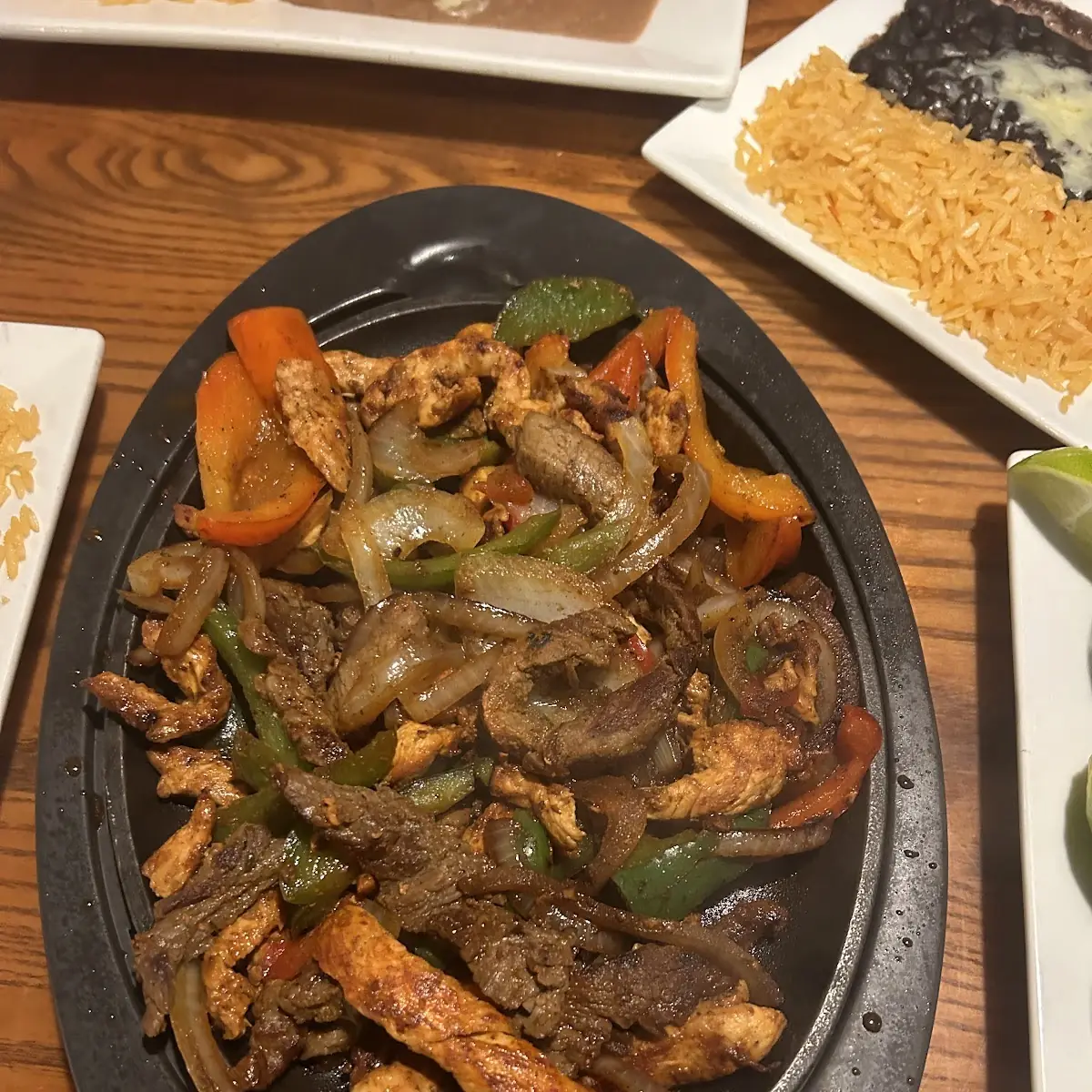 Chicken & Shrimp Fajitas De Camaron