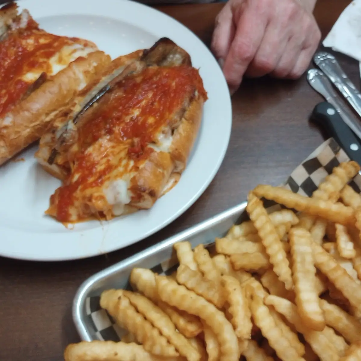 Eggplant Parmigiana Sub