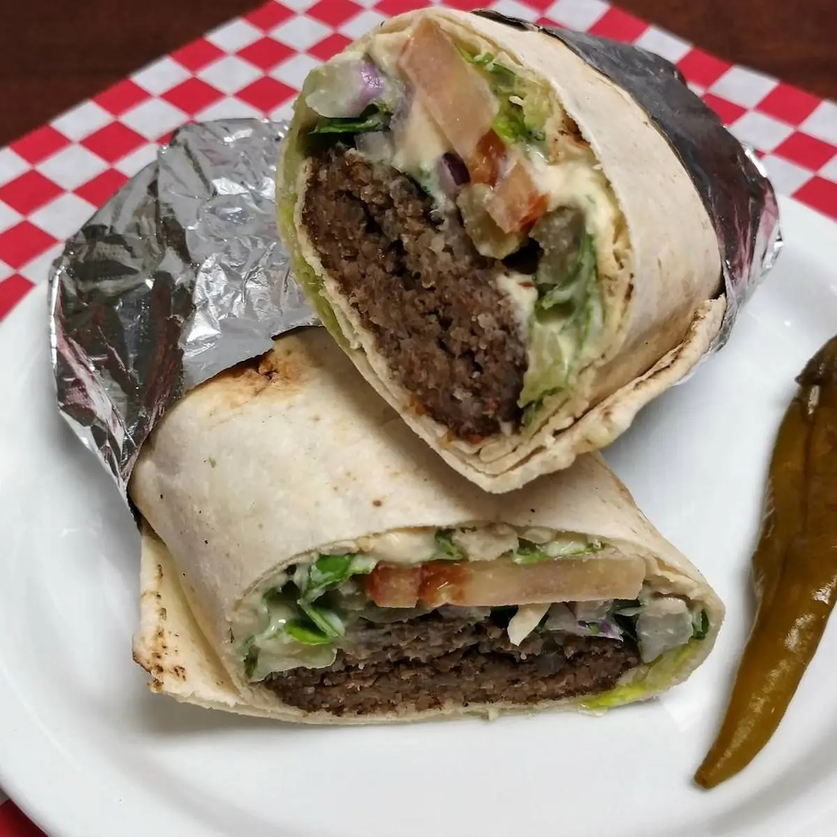 Kebbeh Pita Wrap