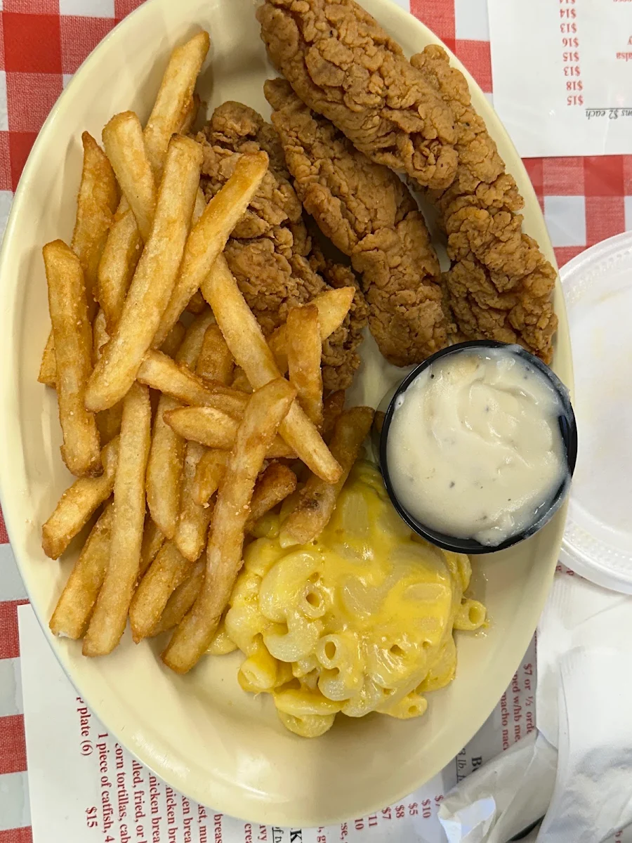 Chicken Tenders Fries Mac & Cheese