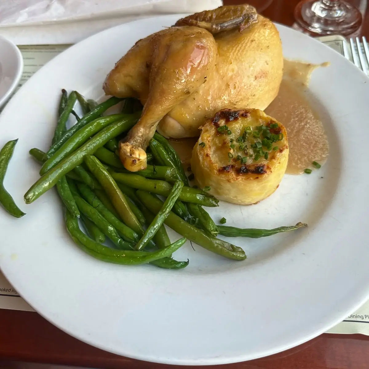 Lyon Style Roasted Chicken Tomato Vinegar Sauce Mashed Potatoes