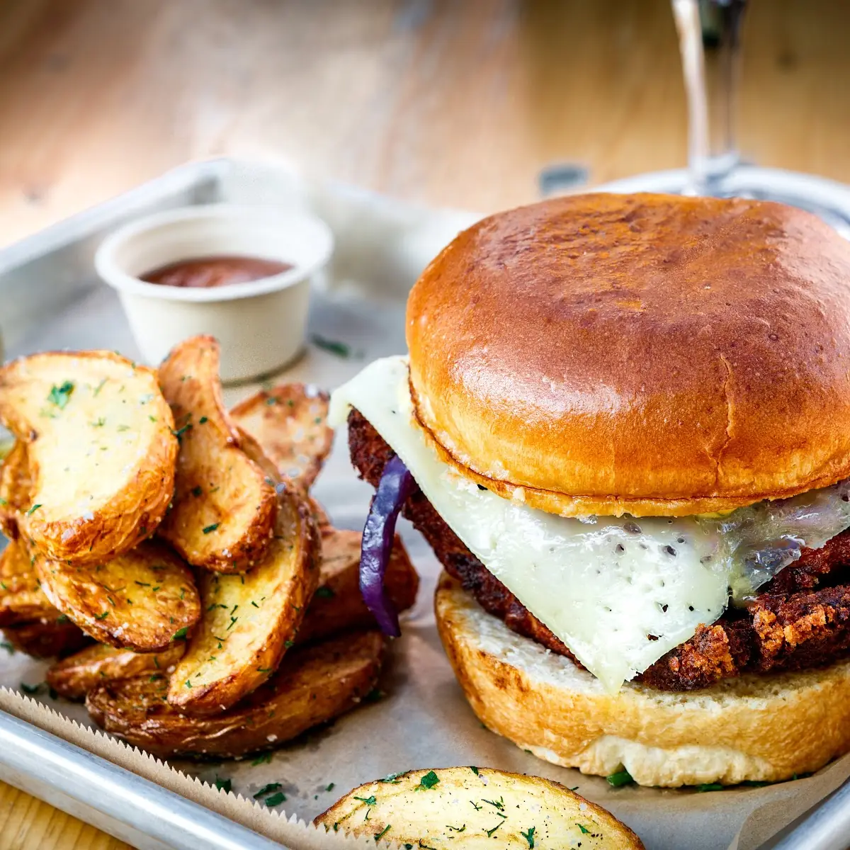 Chicken Schnitzel Sandwich