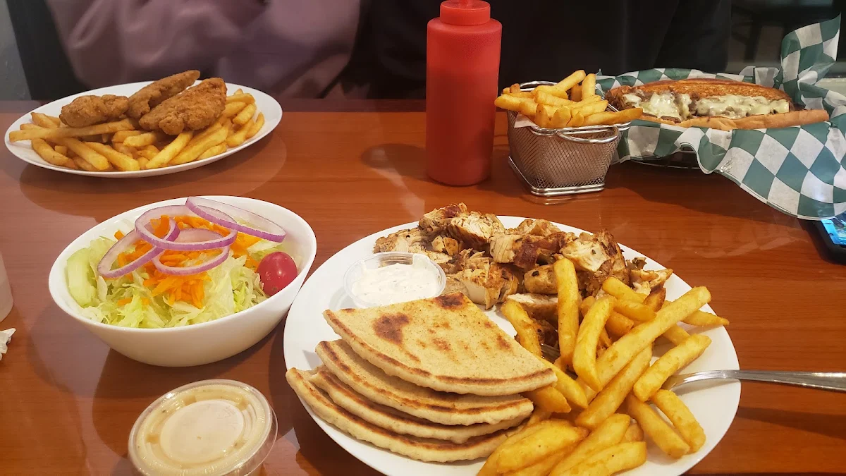 Chicken Souvlaki Dinner