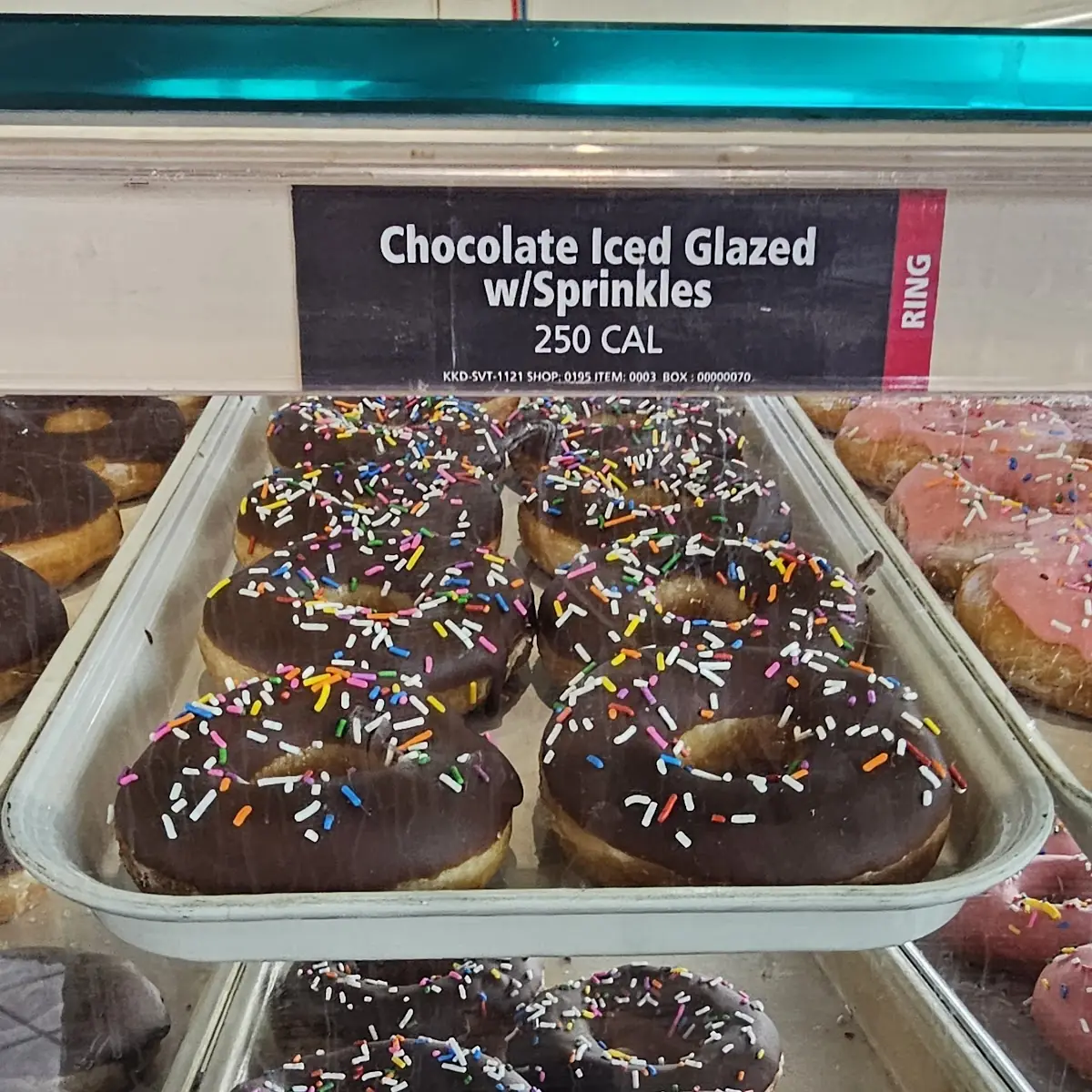 Chocolate Glazed Donut with Sprinkles