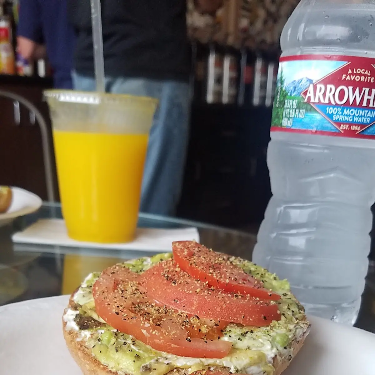 Bagel with Avocado