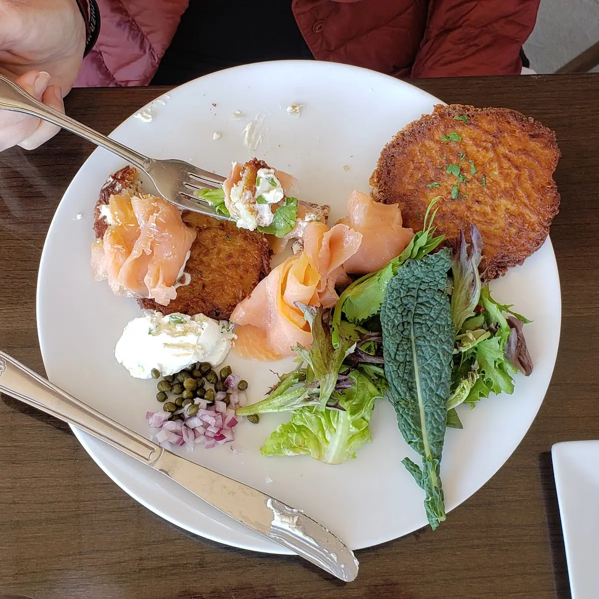 Smoked Salmon Latkes