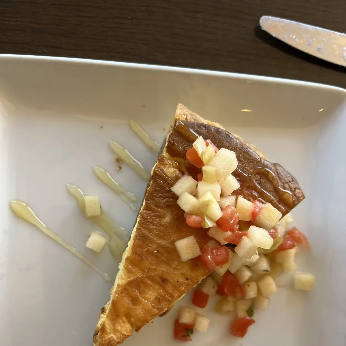 Warm Goat Cheese Tart