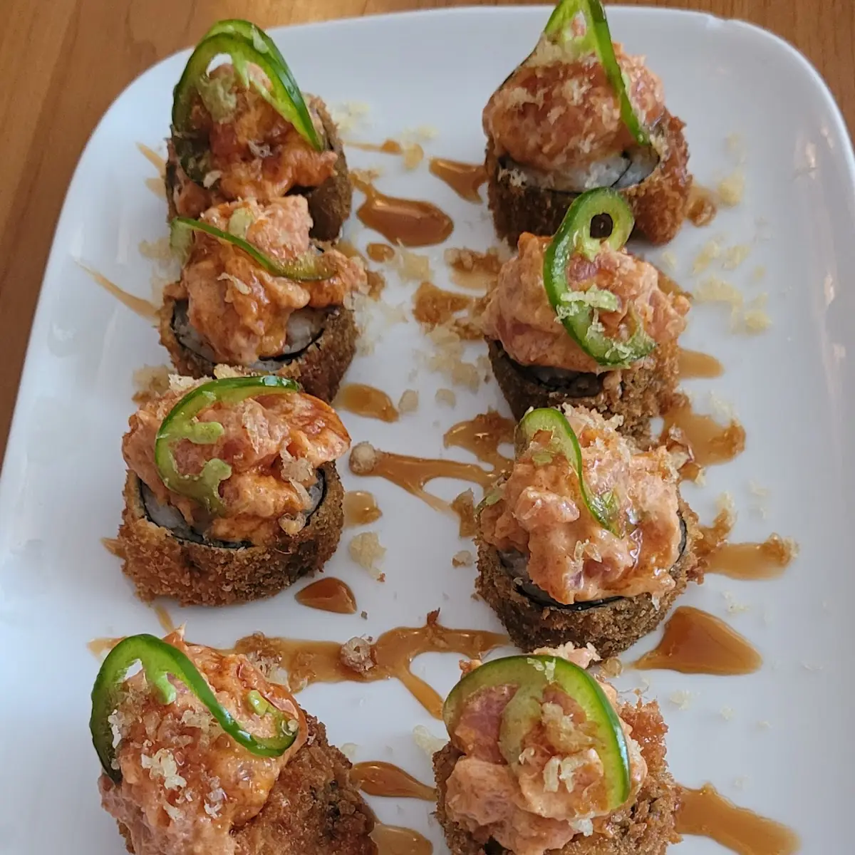 Sunset Roll Tuna Topping