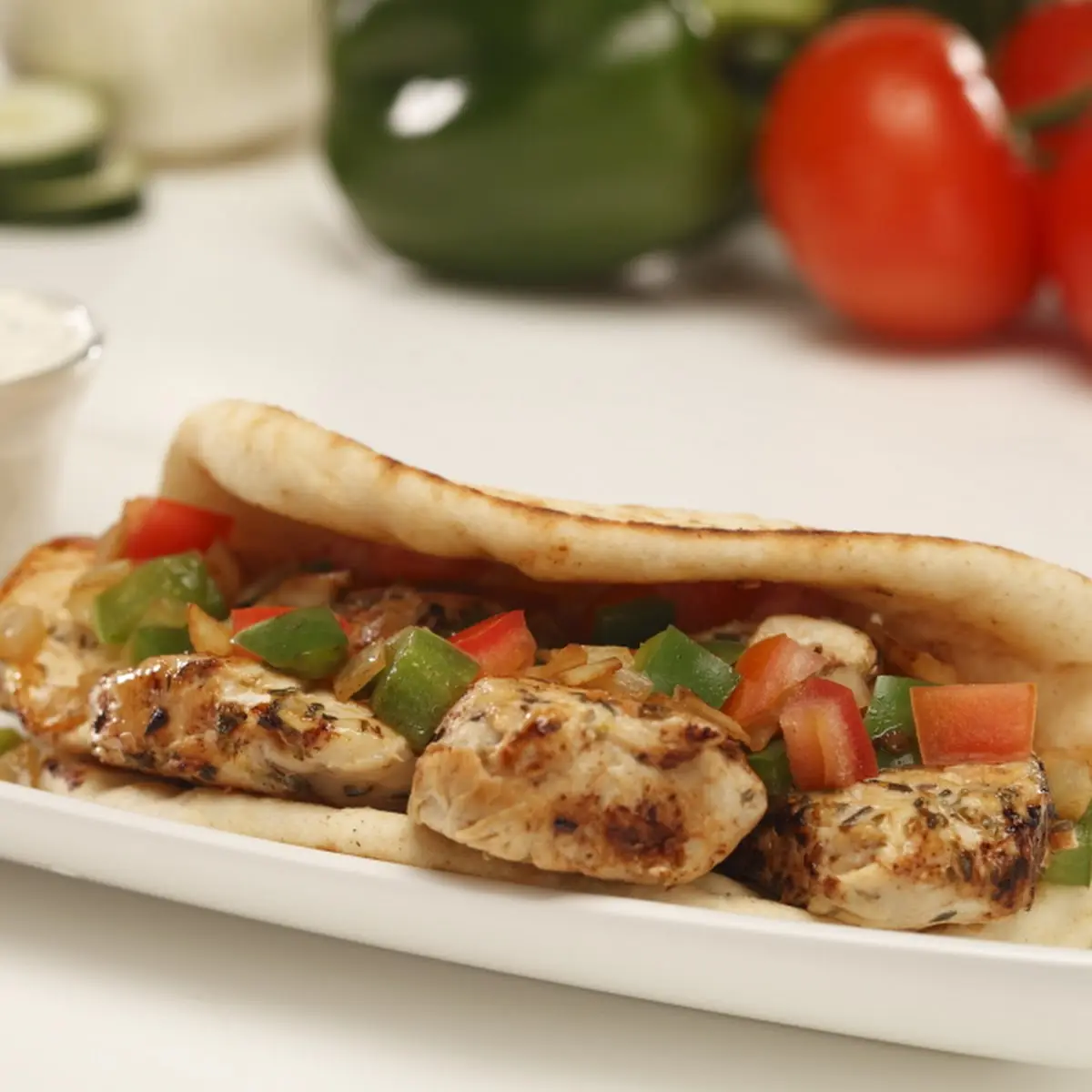 Grilled Chicken Pita
