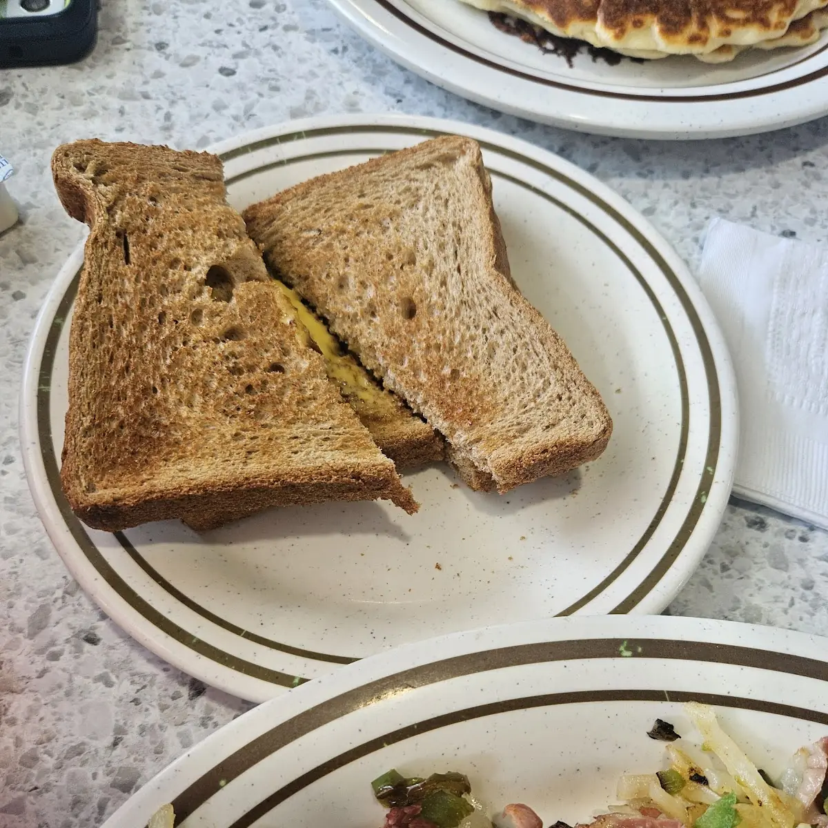 Corned Beef Skillet Wheat Toast