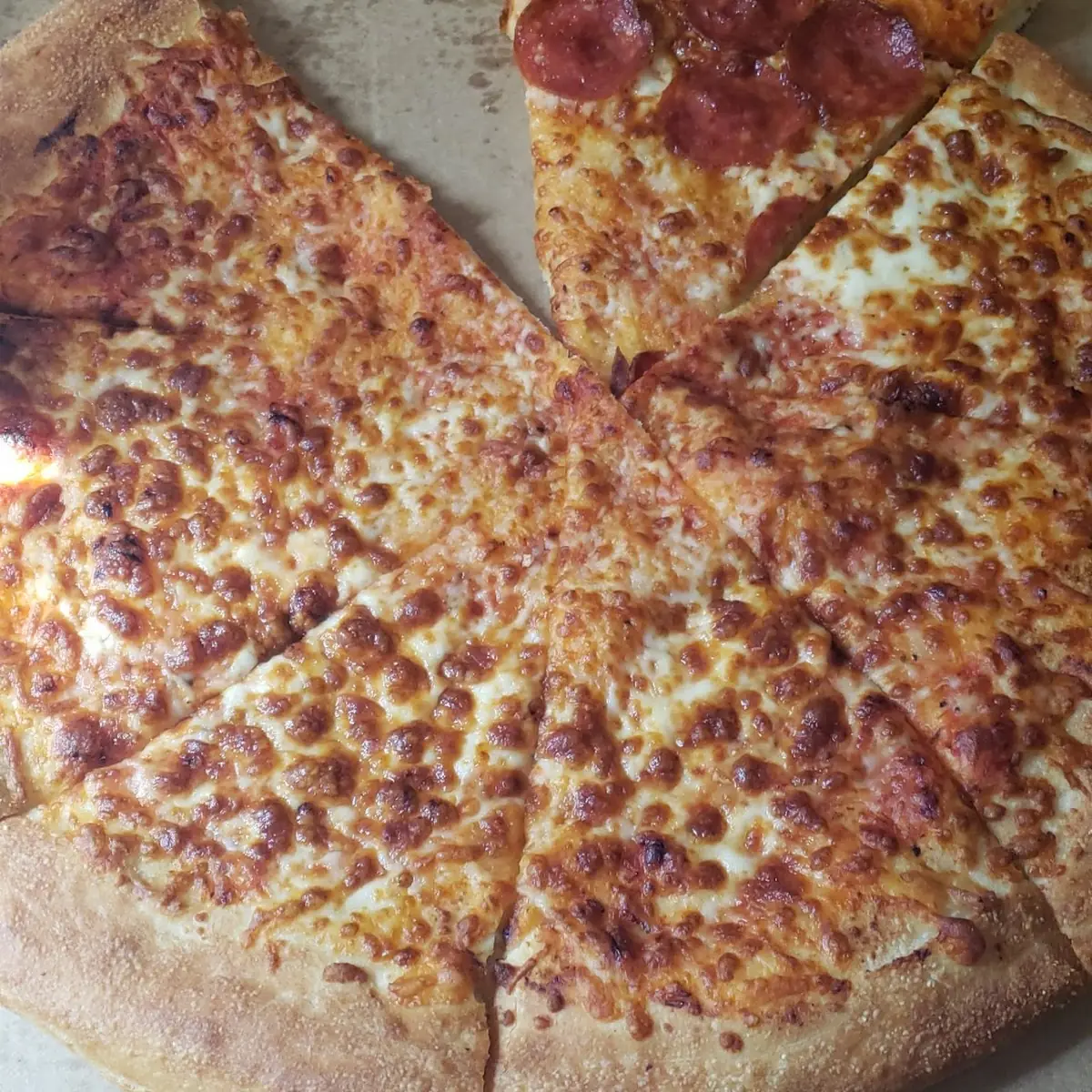 Large Pepperoni Pizza in Box