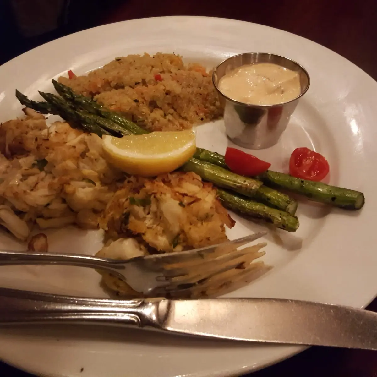 Crab Cake Dinner