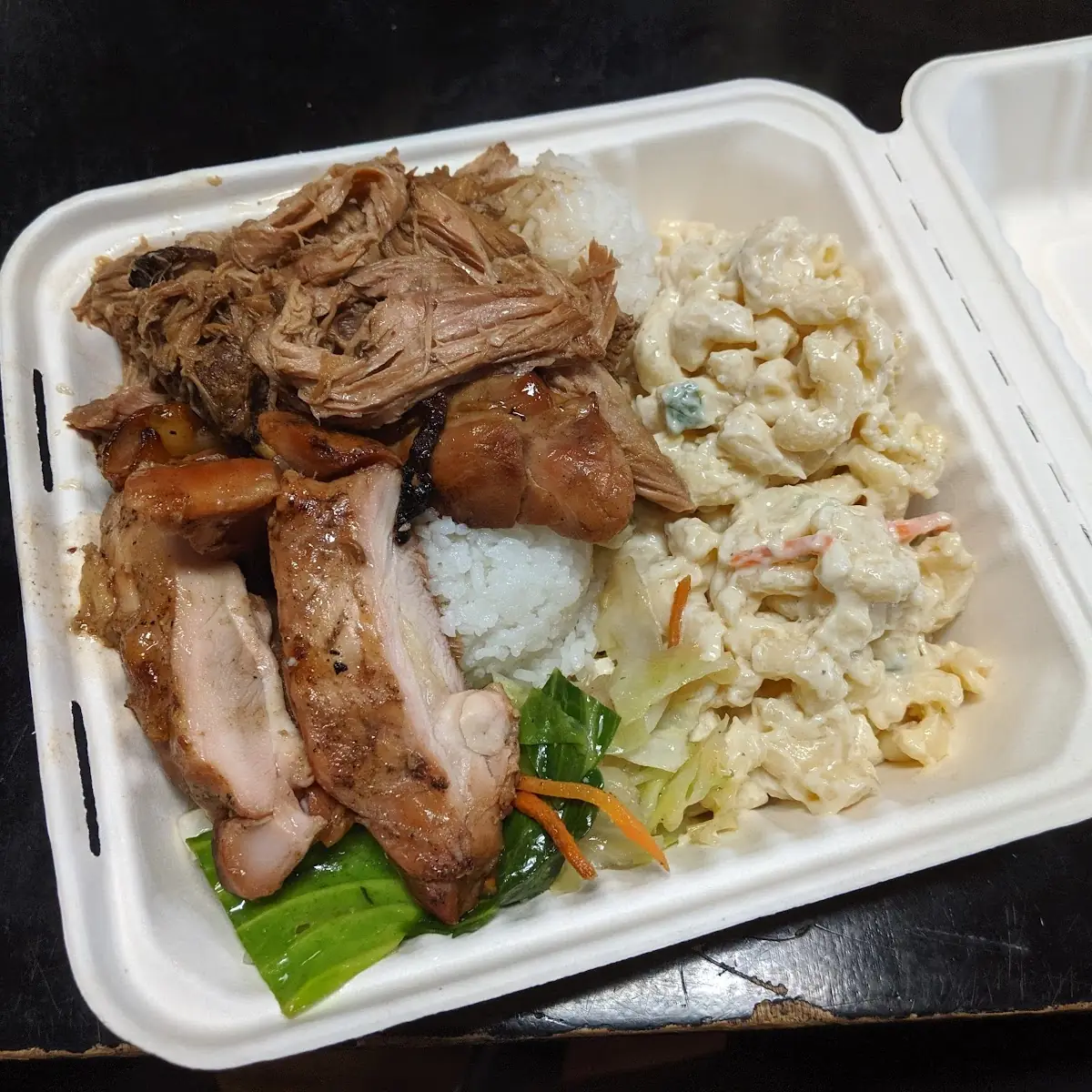 Alta Plate with Mac Salad with Half and Half