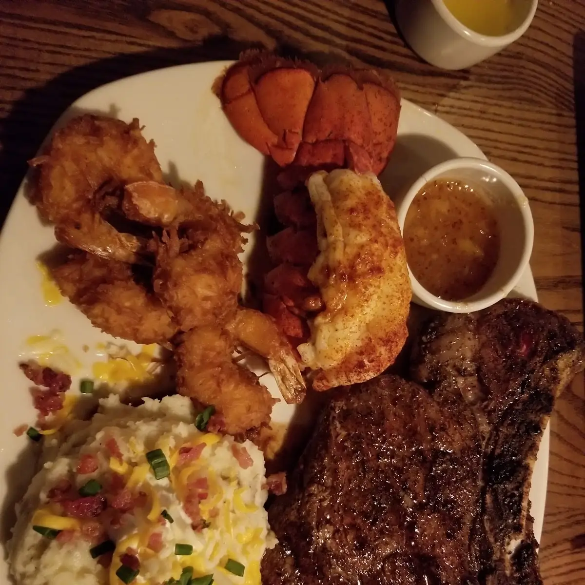 Sirloin & Coconut Shrimp
