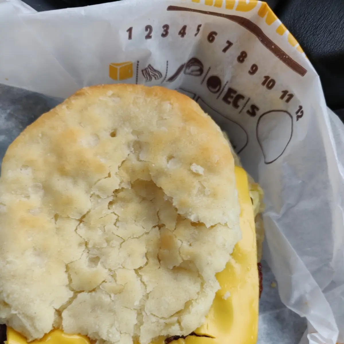 Sausage and Egg Biscuit
