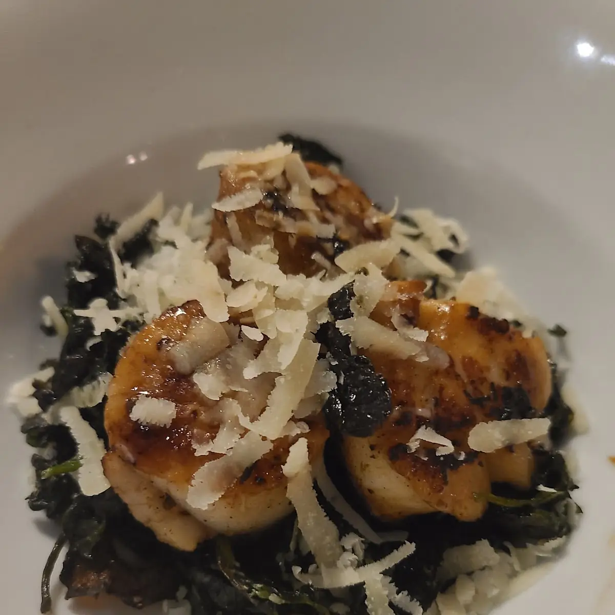 Scallops and Spinach, Arturo Ristorante
