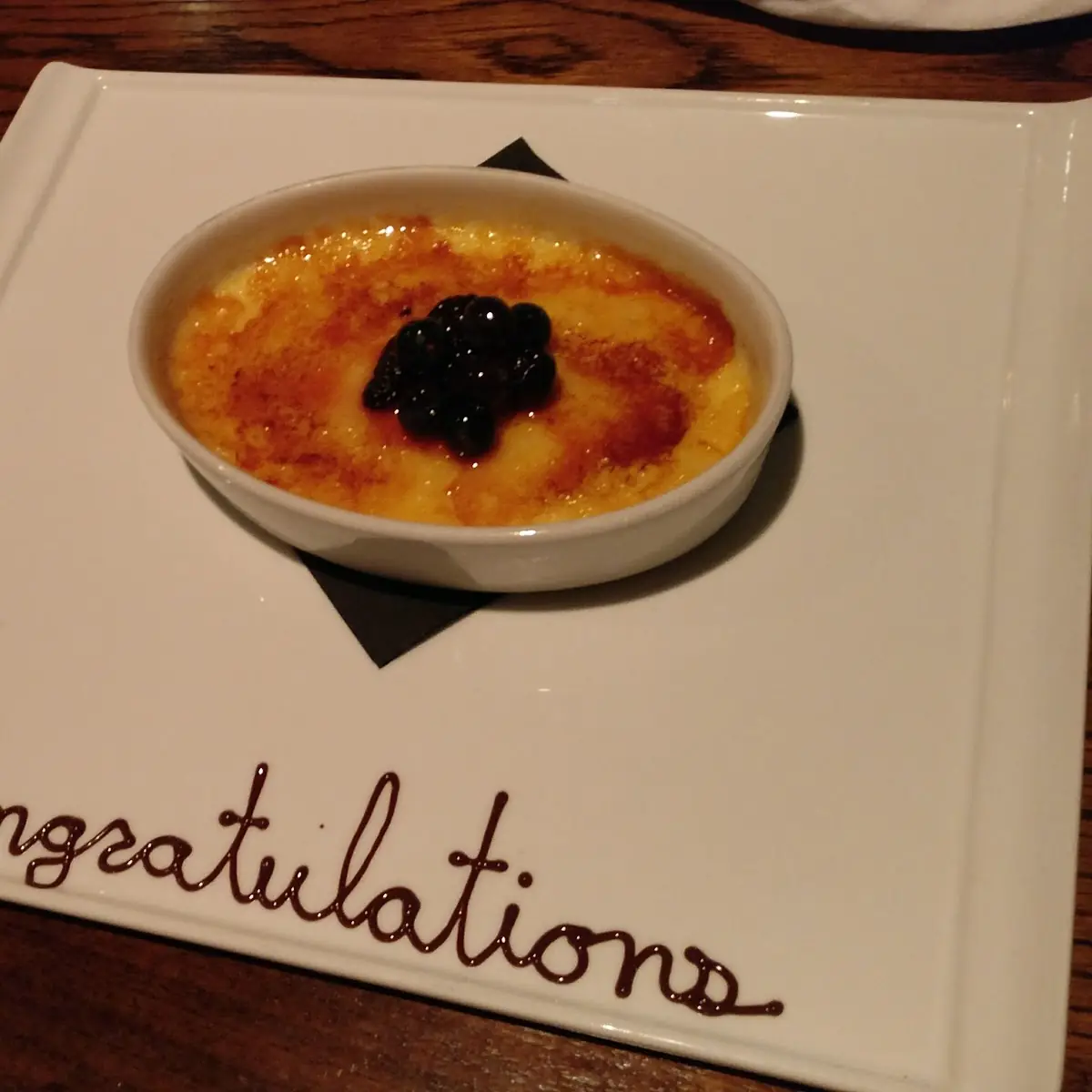 Creme Brulee with Fruit