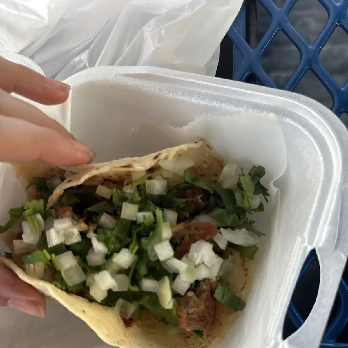 Steak Tacos and Mexican Rice
