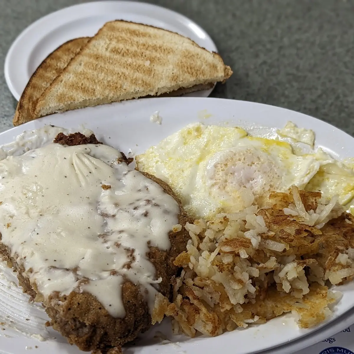 Country Fried Steak and Eggs