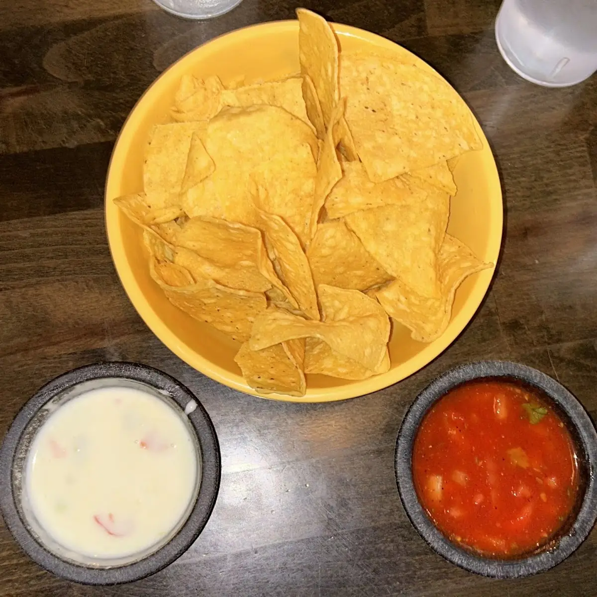 Chips Queso and Salsa