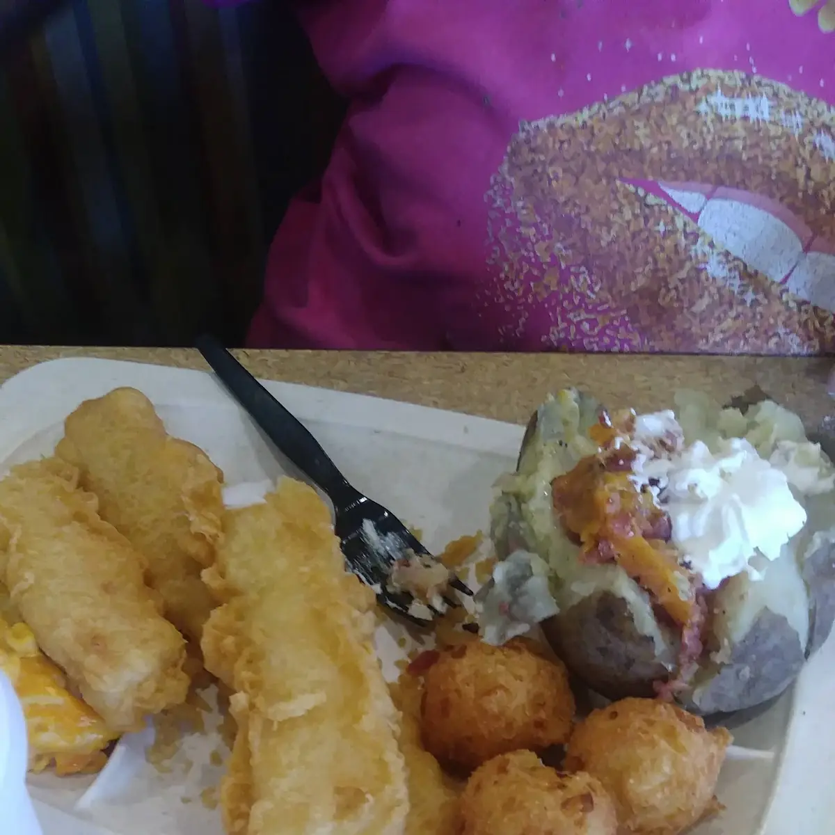 Fish and Chips with Potatoe