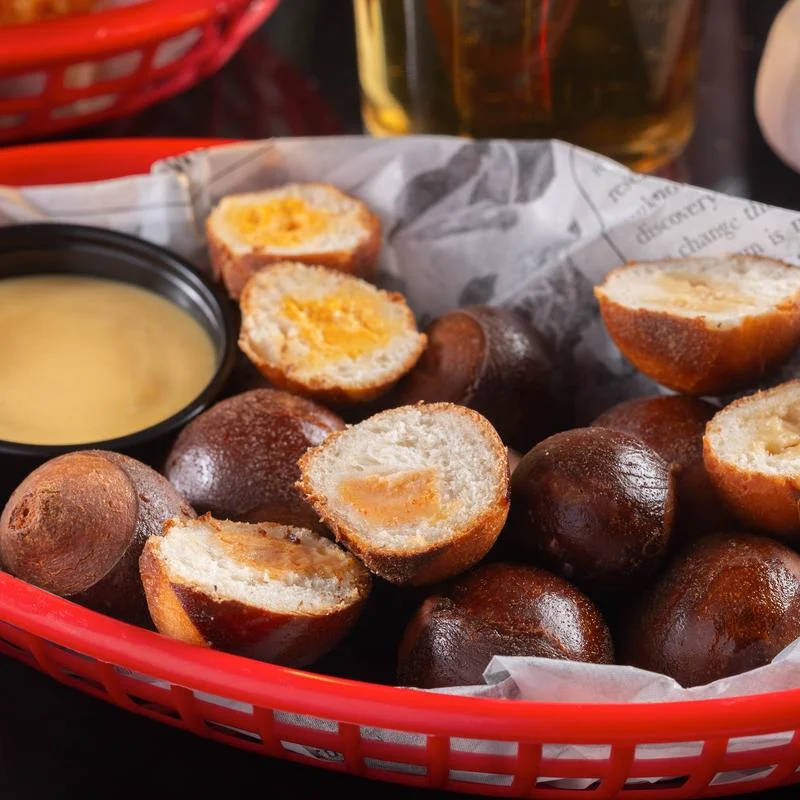 Stuffed Pretzel Bites