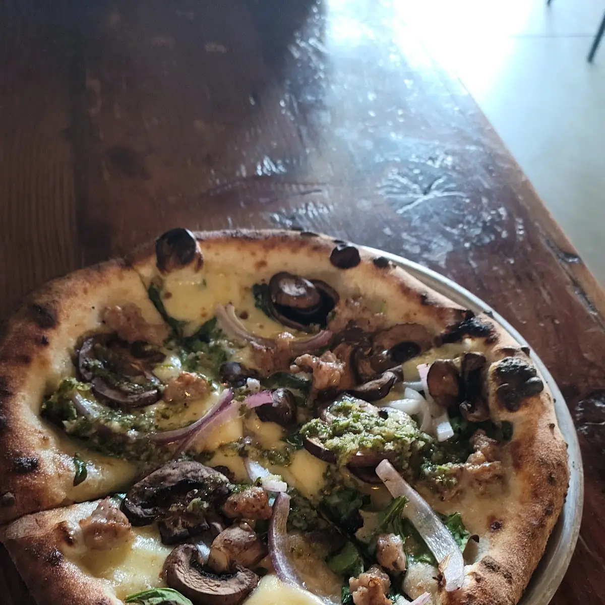 Chicken and Mushroom Pizza