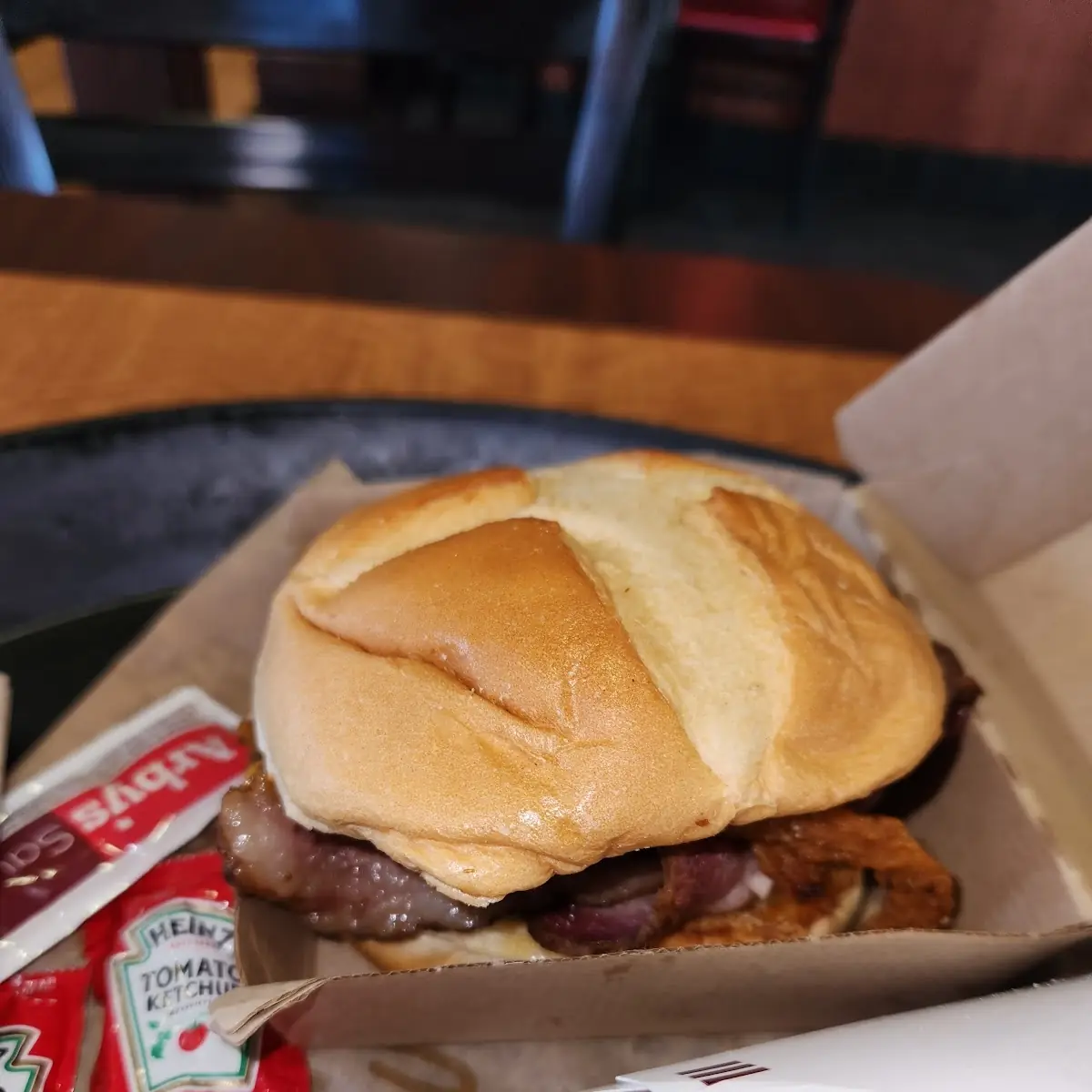 Quarter Pound Chopped Brisket Sandwich
