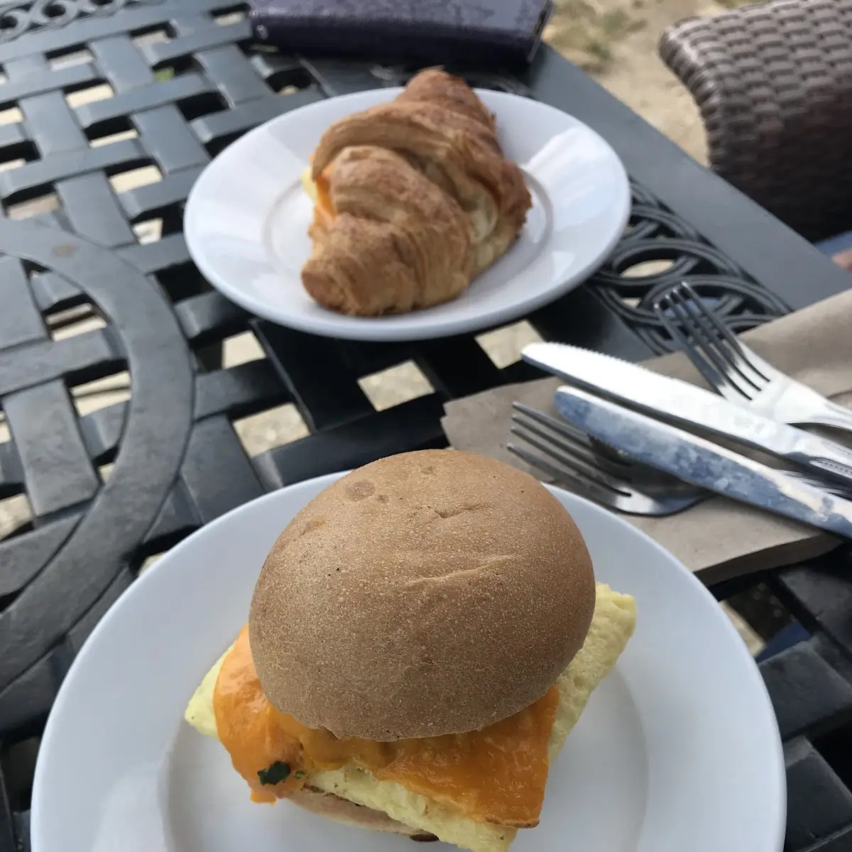 Vegan Egg and Cheese Sandwich