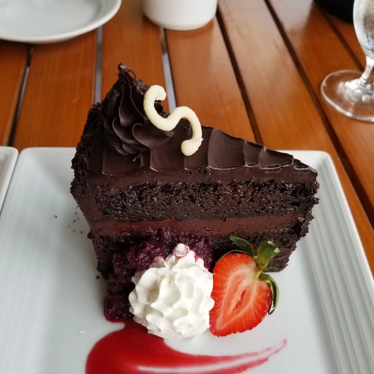 Chocolate Cake and Strawberry Shortcake