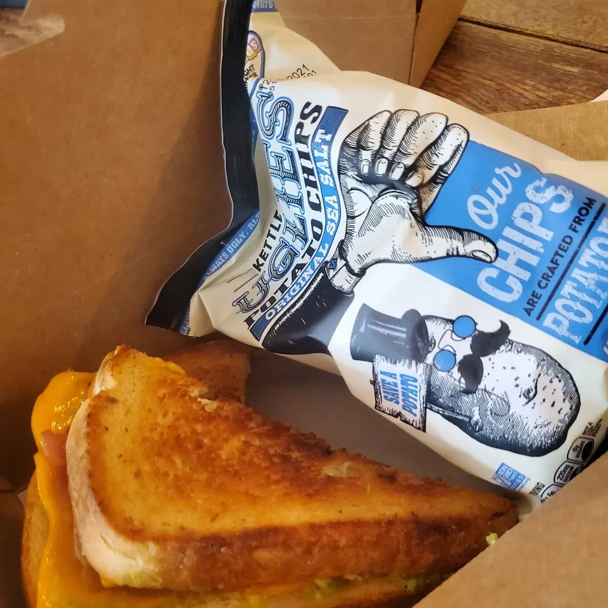 Grilled Cheese with Bacon and Avacodo