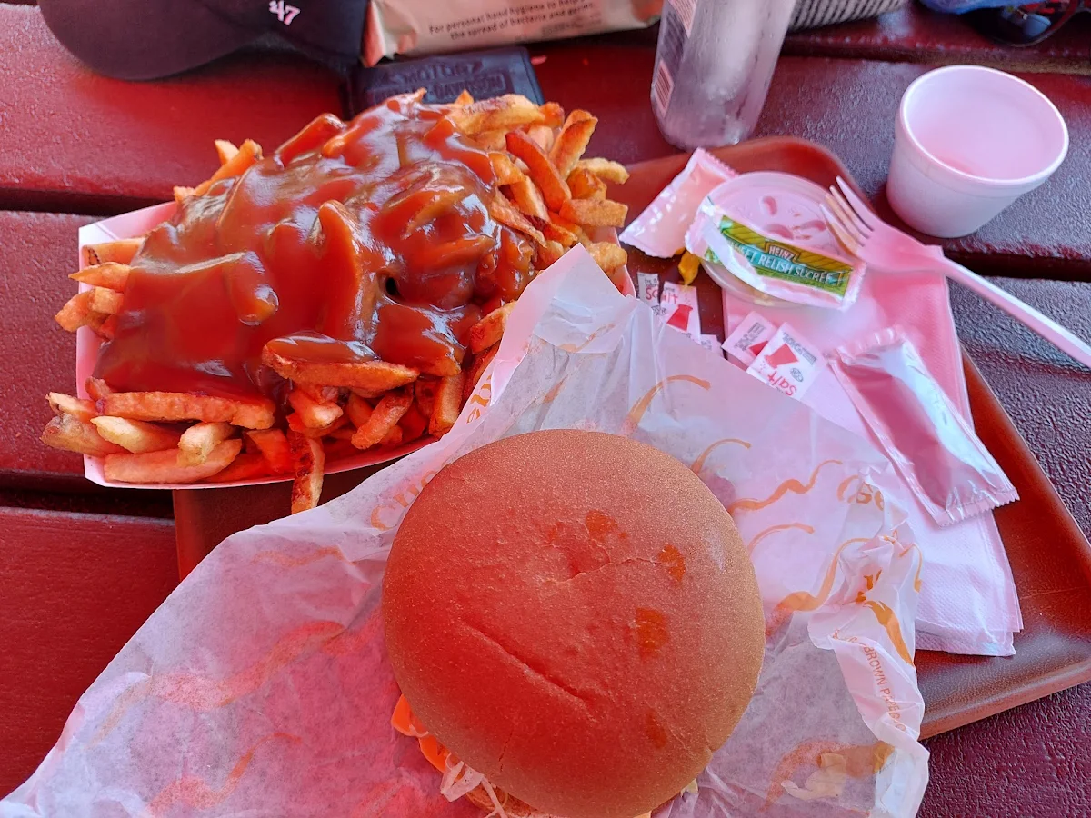 Double Cheeseburger Fries and Gravy, Denny's Drive-In
