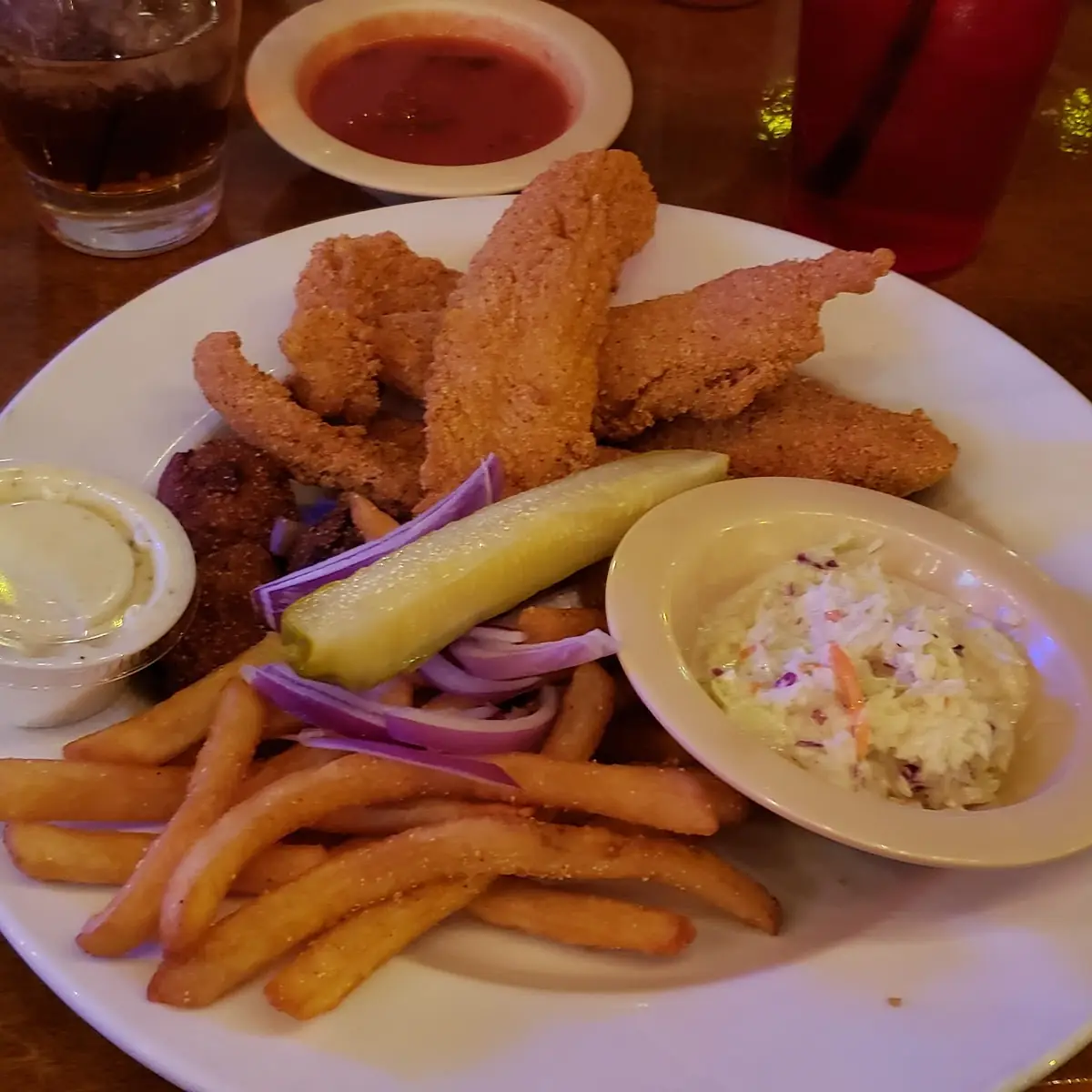 Fried Fish Plate