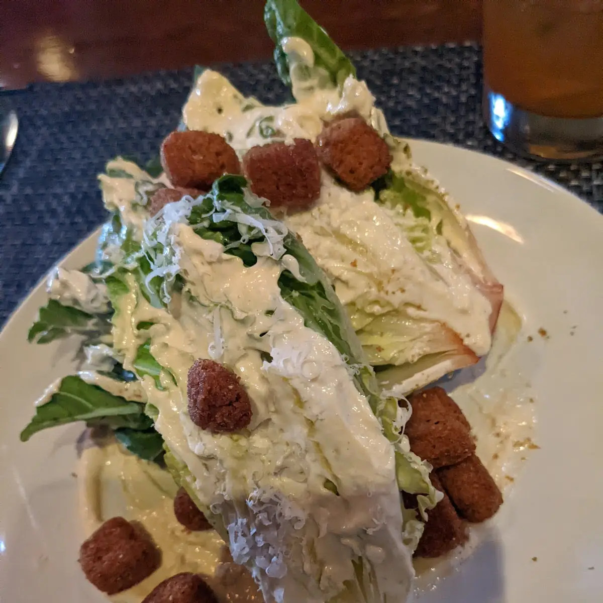 Crab Fat Cesar Salad