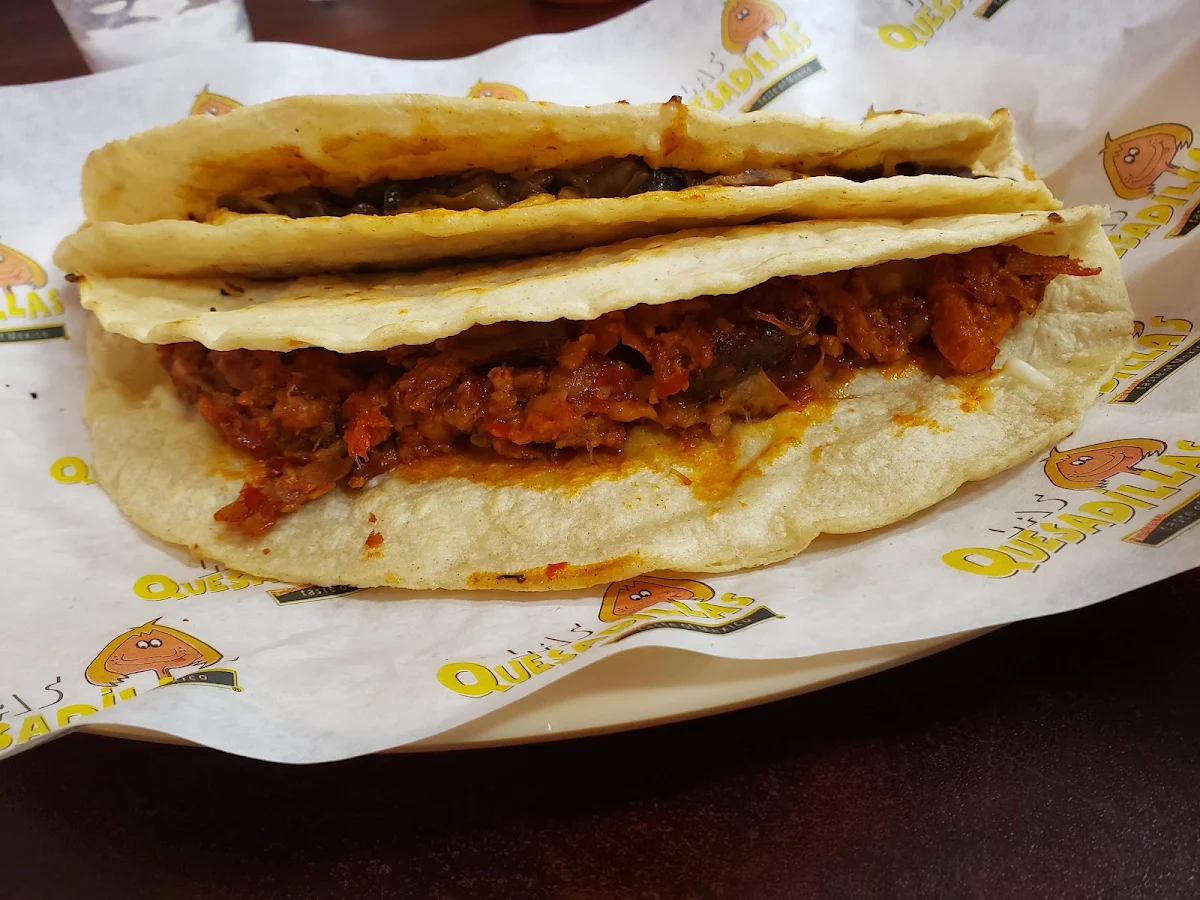 Chicharron Prensado Quesadilla