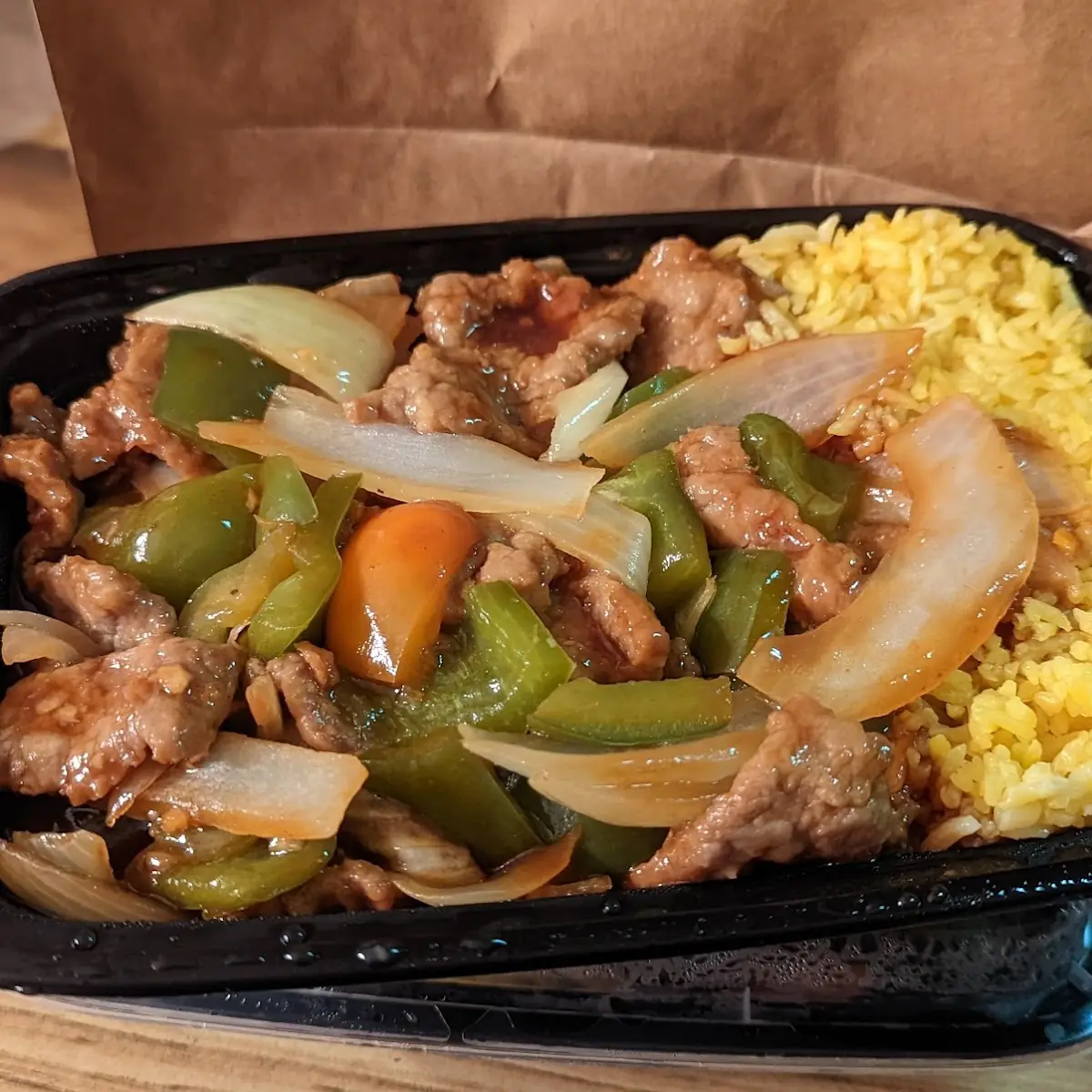 Pepper Beef Fried Rice