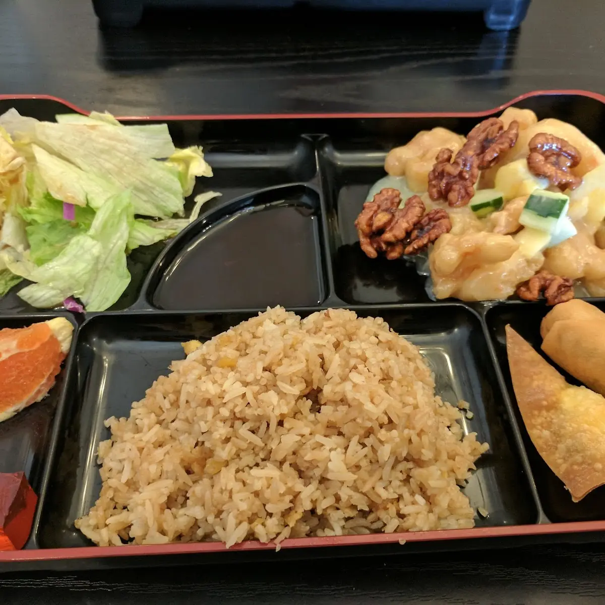 Honey Walnut Shrimp Lunch