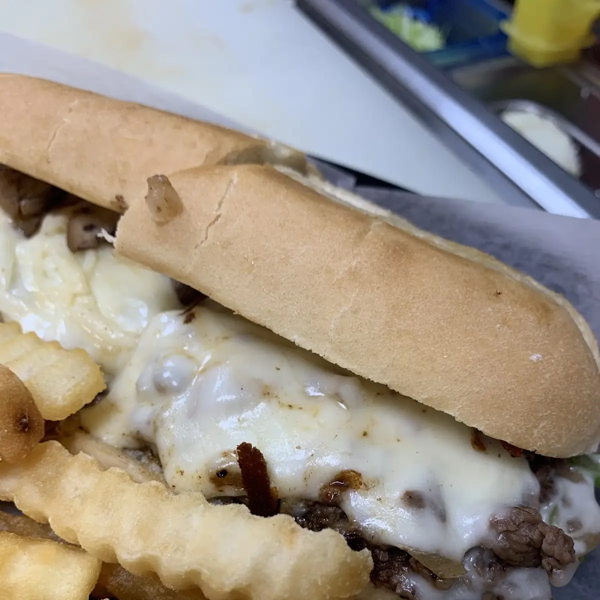 Philly Steak and Cheese Sandwich