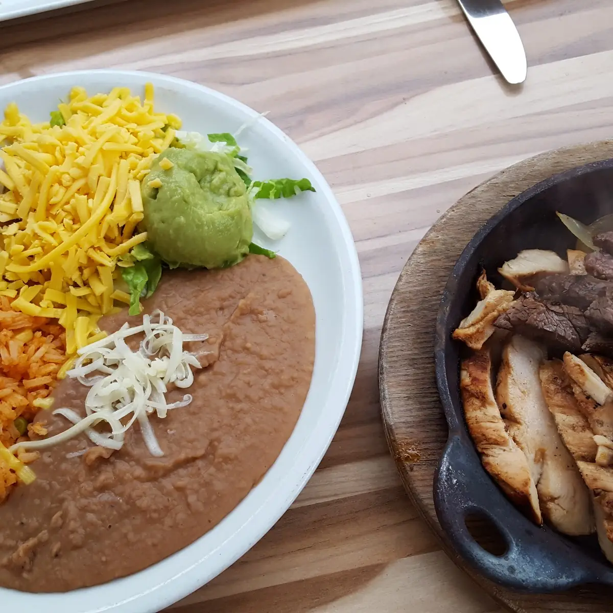 Chicken and Beef Fajitas