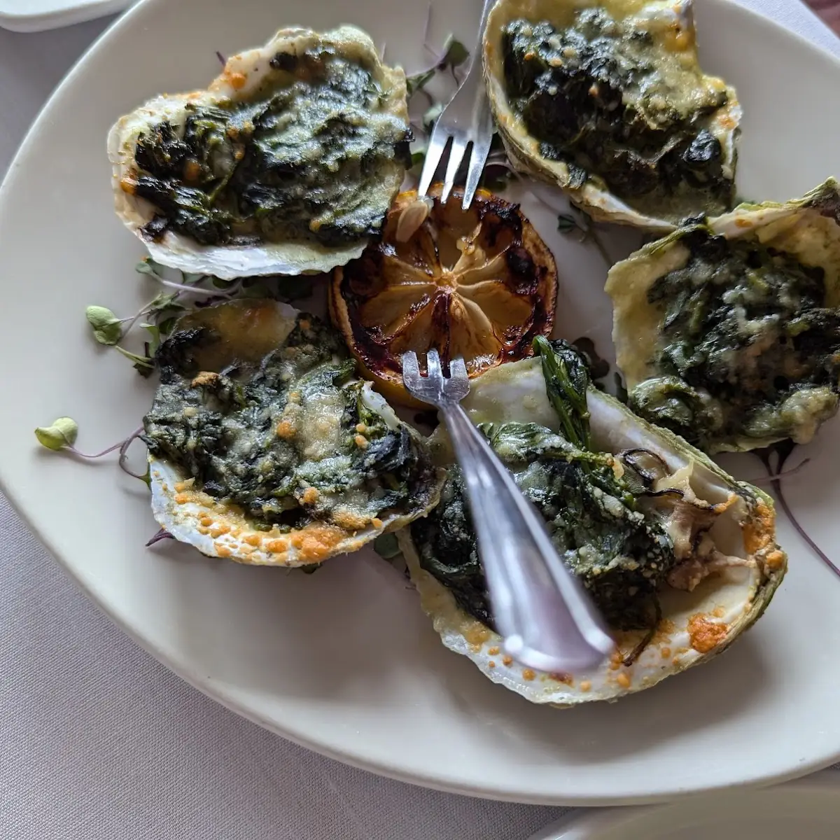 Oysters Rockefeller