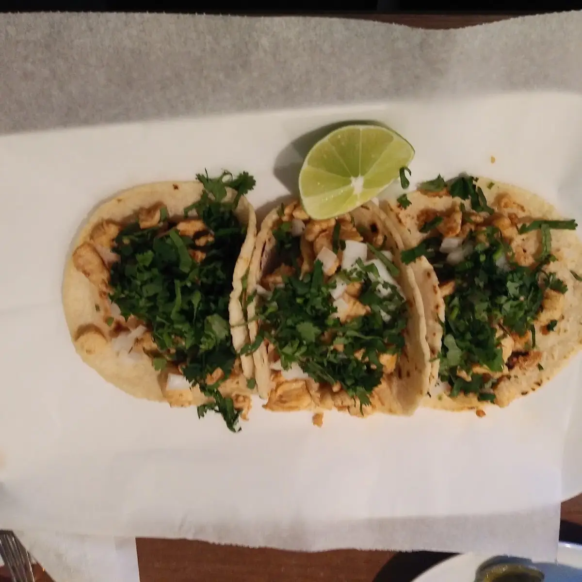 3 Chicken Tacos