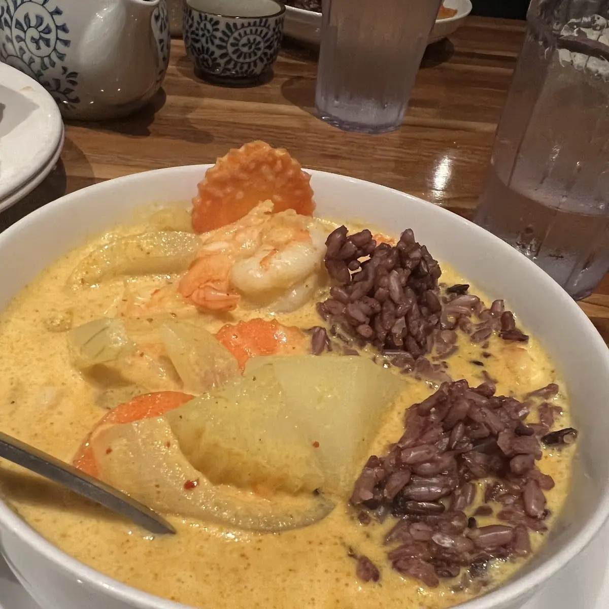 Yellow Curry with Shrimp